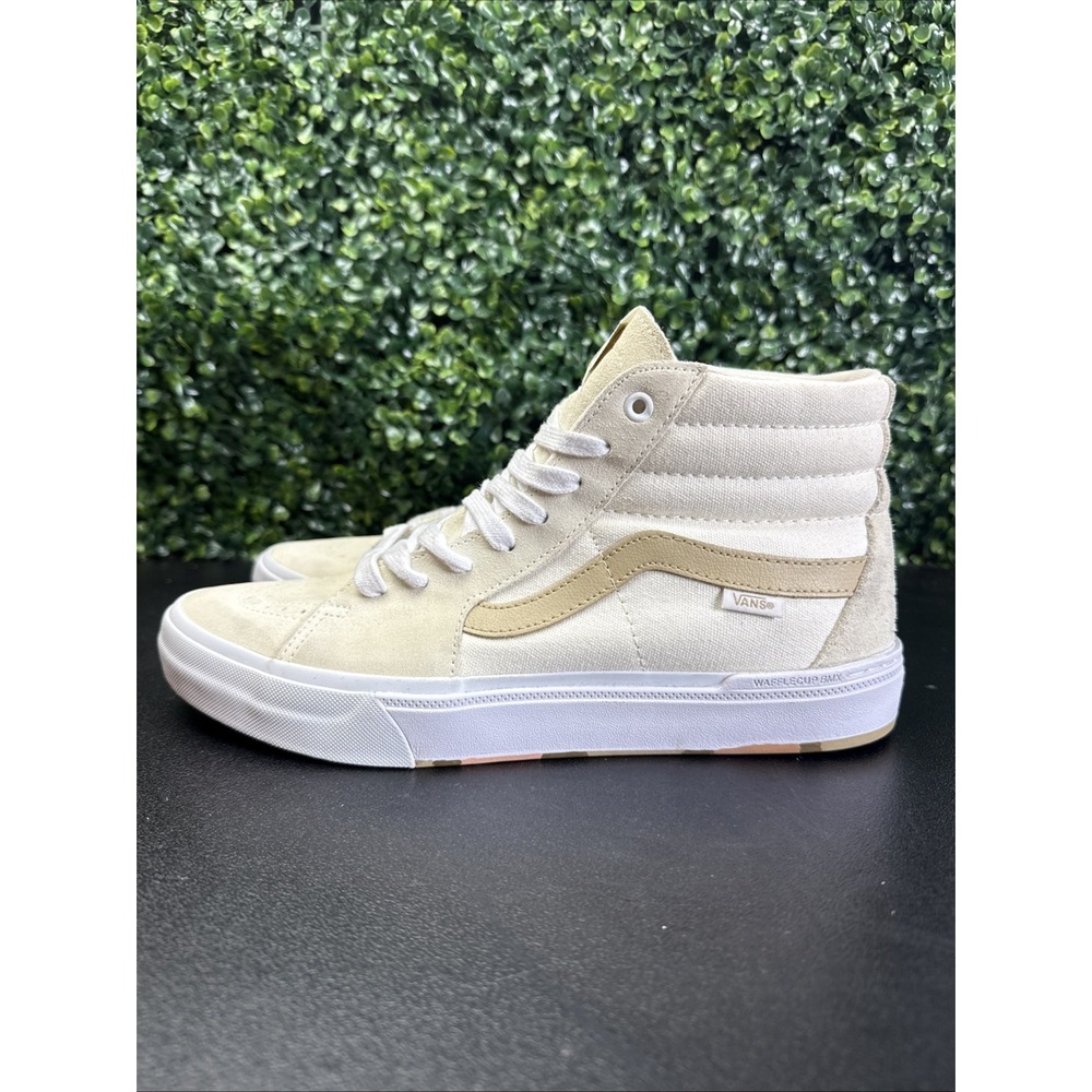 Vans BMX Sk8-Hi Angie Sneakers Men's Size 10.5 Shoes Cream/ Beige